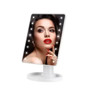 Square Vanity Lighted Makeup Mirror Adjustable LED Lights