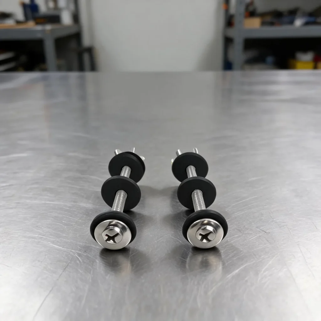 Toilet Seat Bolts Kit Secure Installation Waterproof 304