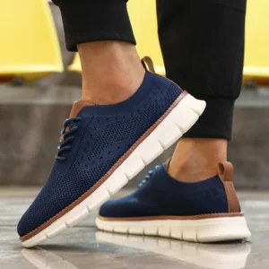 Ultra-Light Casual Knitted Shoes Men Breathable Slip-Resistant Sneakers