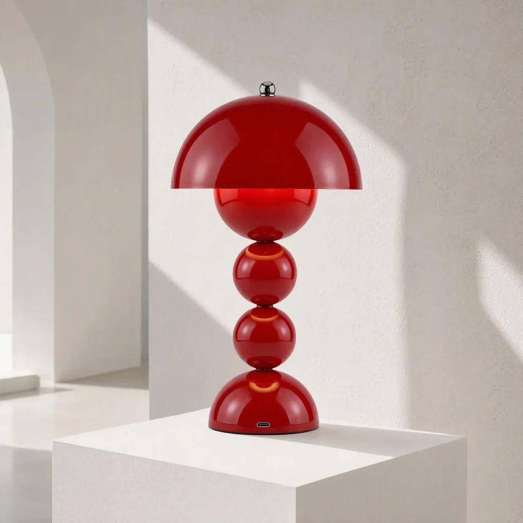 Vintage Mushroom Table Lamp USB LED 3 Color