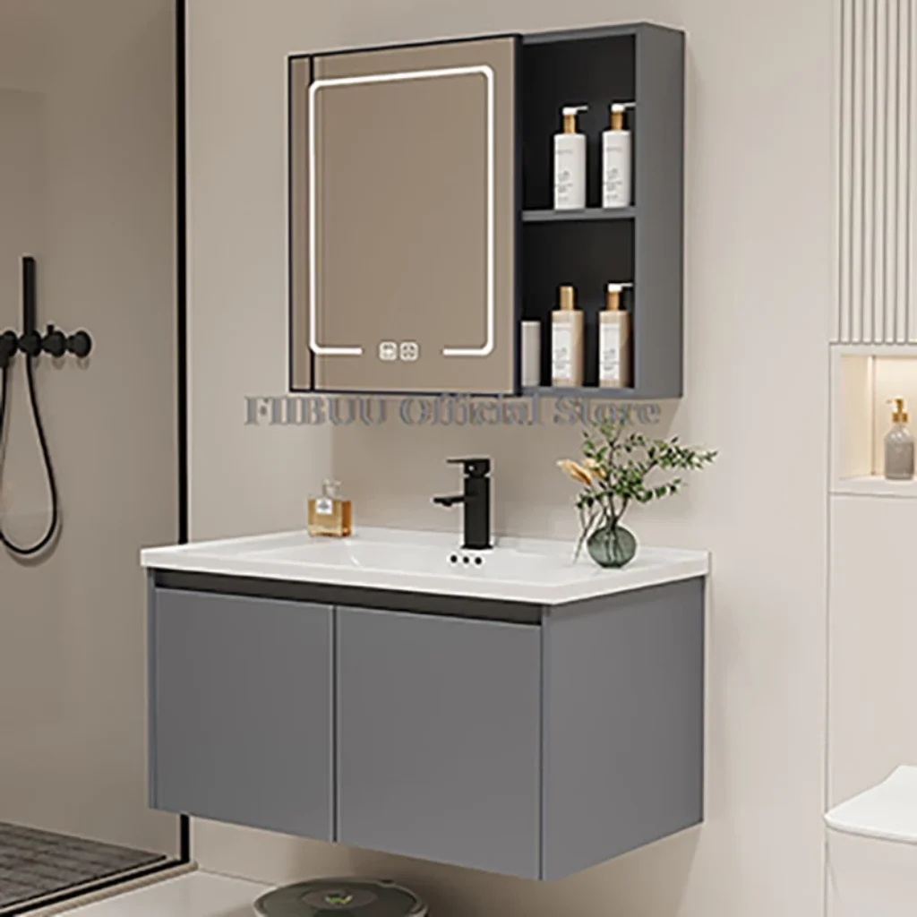 Wall Mounted Bathroom Cabinet Combination Washbasin Sink Vanity