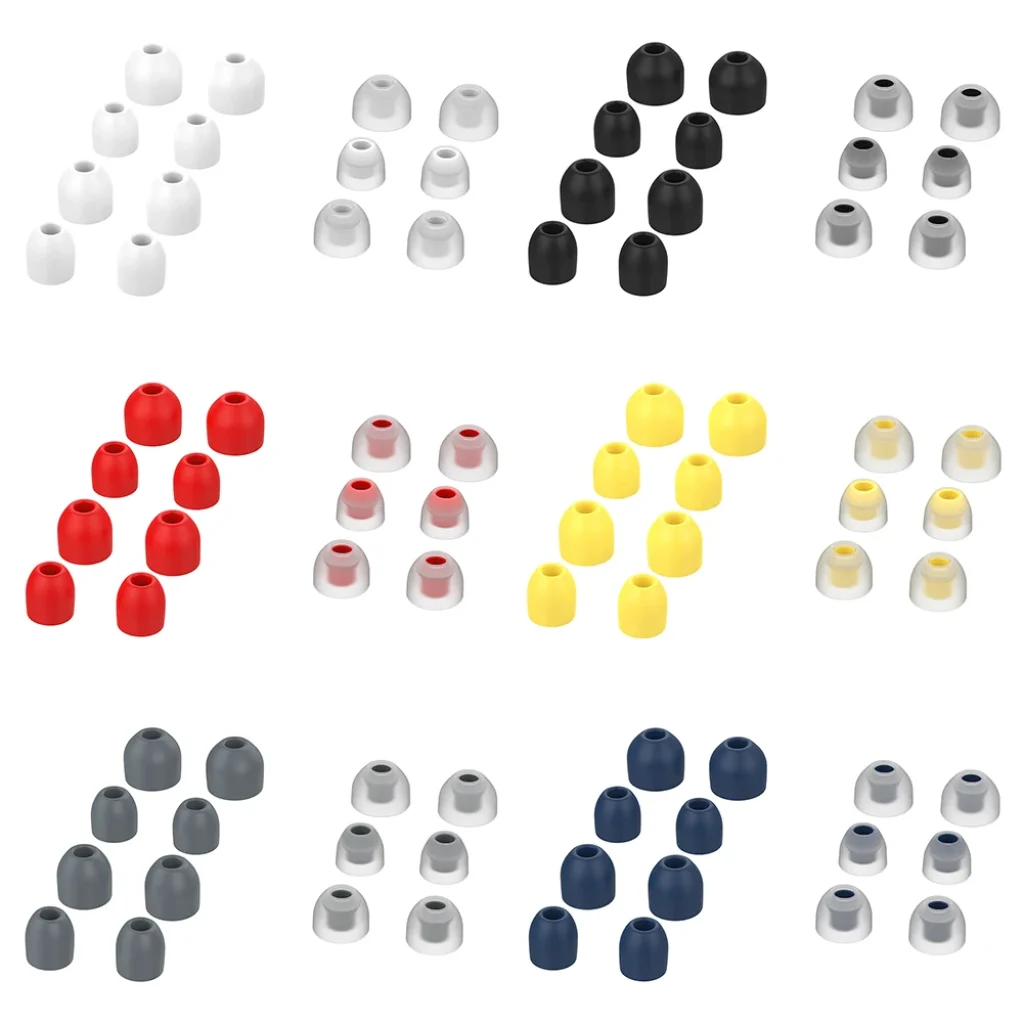 Waterproof Earplug Ear Tips Pads Set Silicone In-Ear