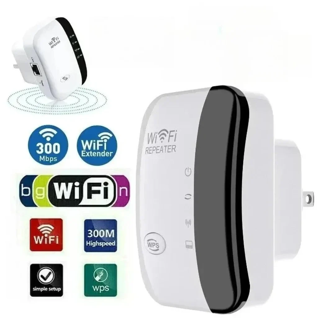 Wireless Network Repeater Portable WiFi Extender Signal Amplifier