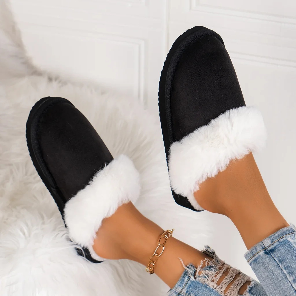 Women’s Fashionable Home Slippers, Comfortable Warm Thick-Soled Bedroom