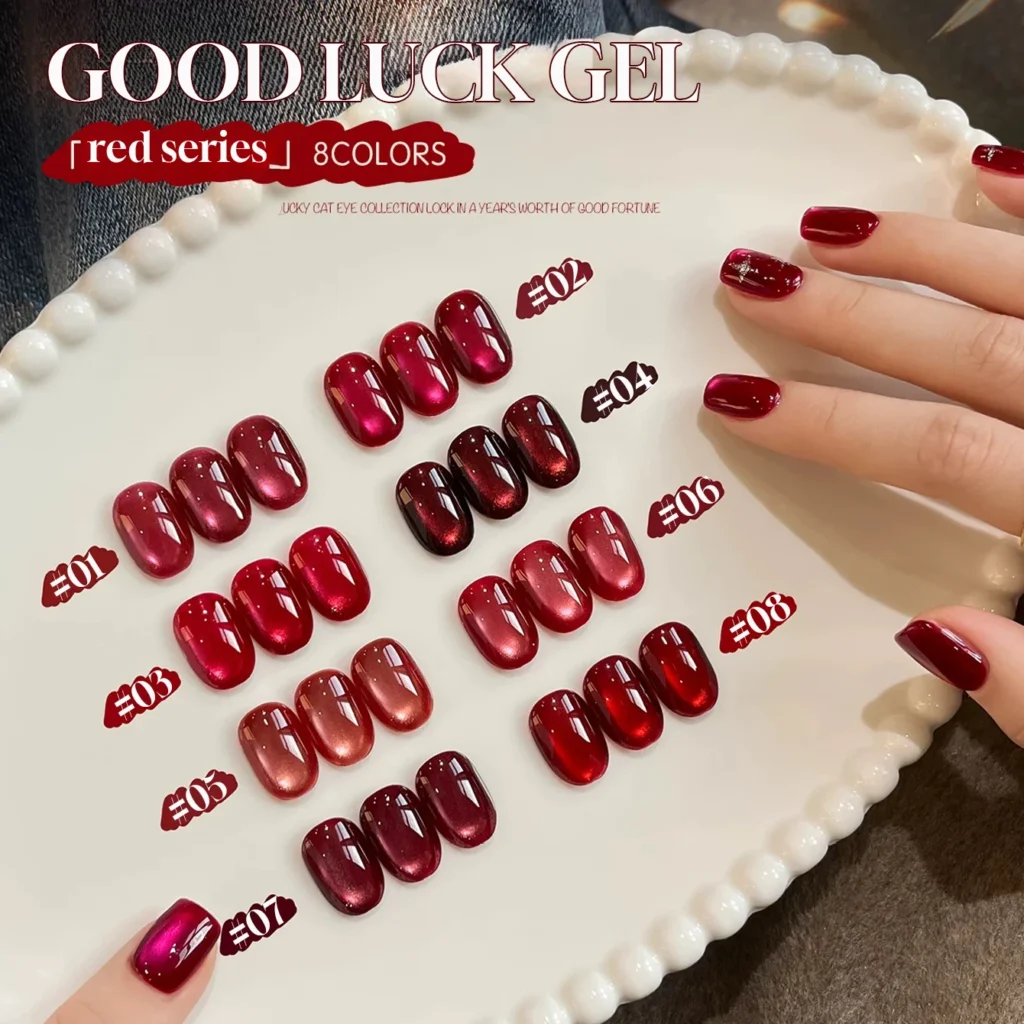 1- TC Year Fortune Red Luck Cat Eye