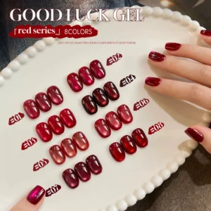 1- TC Year Fortune Red Luck Cat Eye