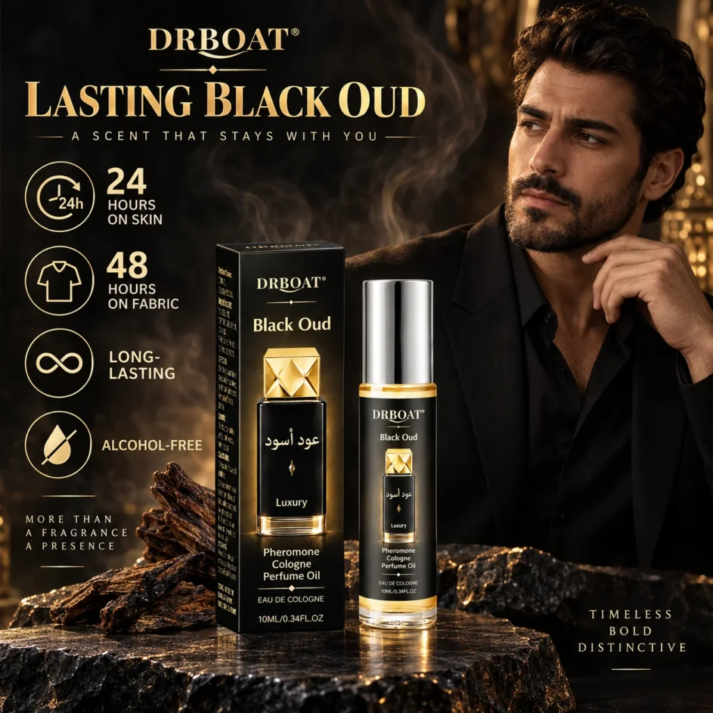 10ml Black Oud Pheromone Perfume Oil Men Long