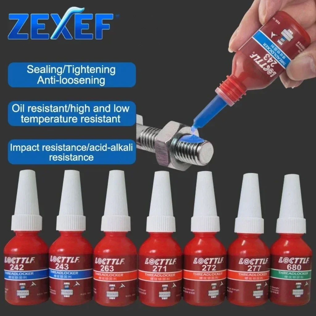 10ml Threadlocker 222 242 243 2632 263 Screw