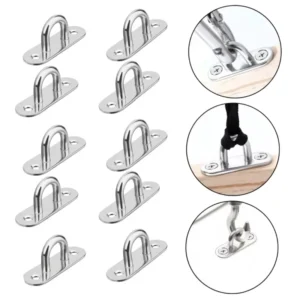 Oblong Pad Eye Plate,Marine Hardware Staples Hook Loop