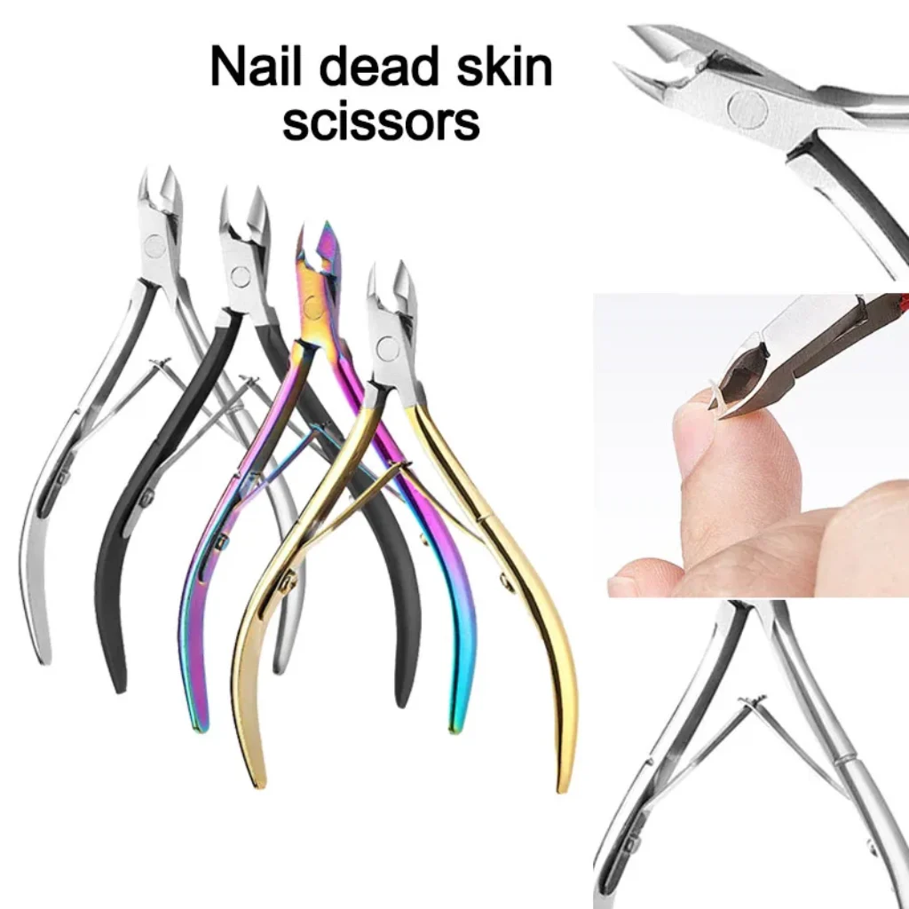 Professional Nail Stainless Cutter Nipper Scissors Dead Skin