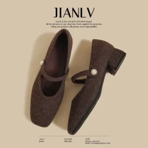 2026 Autumn/Winter Style Retro Low-Top Single Shoes Women