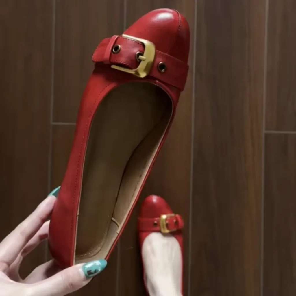 2026French-style Round-toed Low-cut Single Shoe Women Autumn, Style,