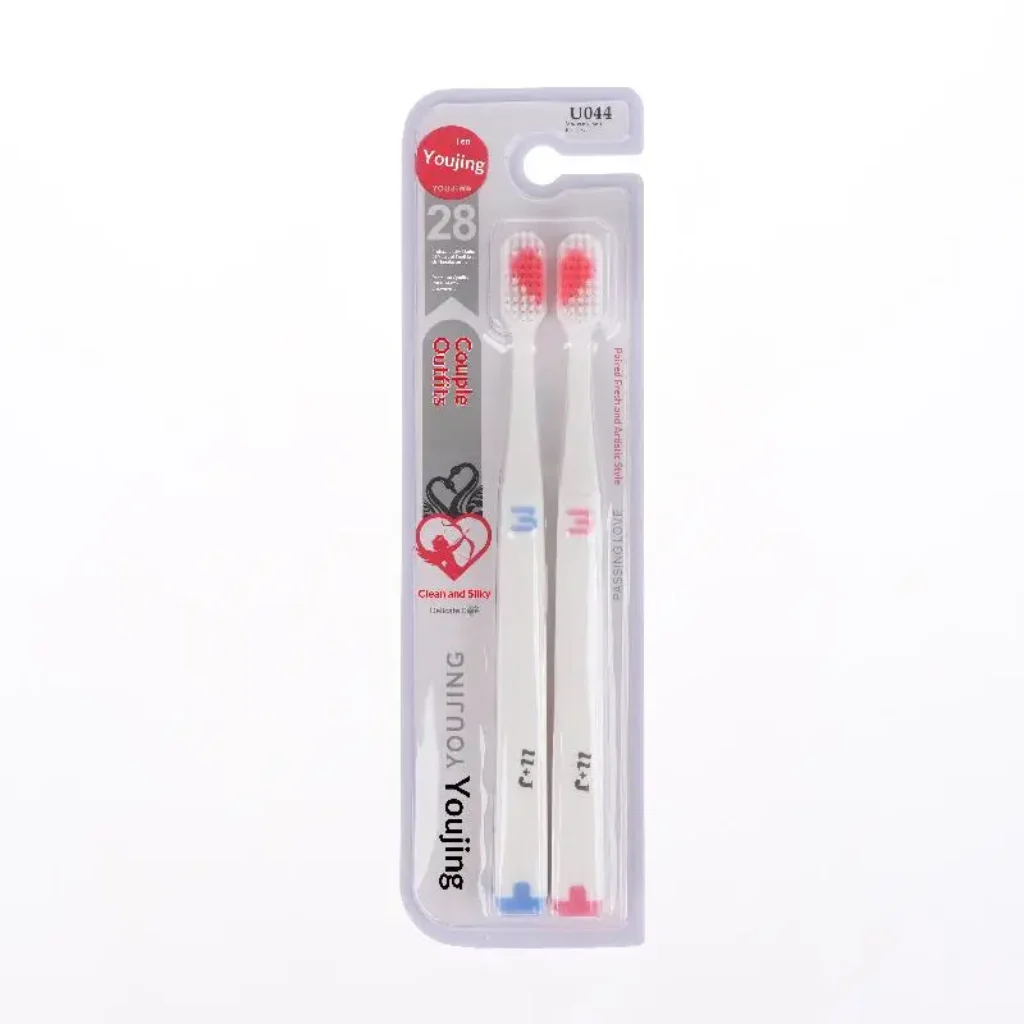 Heart Shape Couple Toothbrush Soft Bristle Eco Friendly