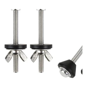Toilet Seat Bolts Kit Enhanced Bathroom Setup Crafted