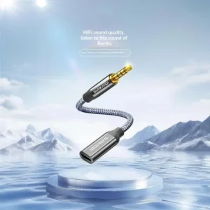 3.5mm Male USB‑C Female Audio Cable Earphone Type‑C