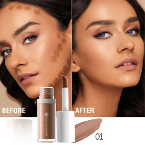 4-Color 3D Face Contour Liquid Bronzer Shade Smooth