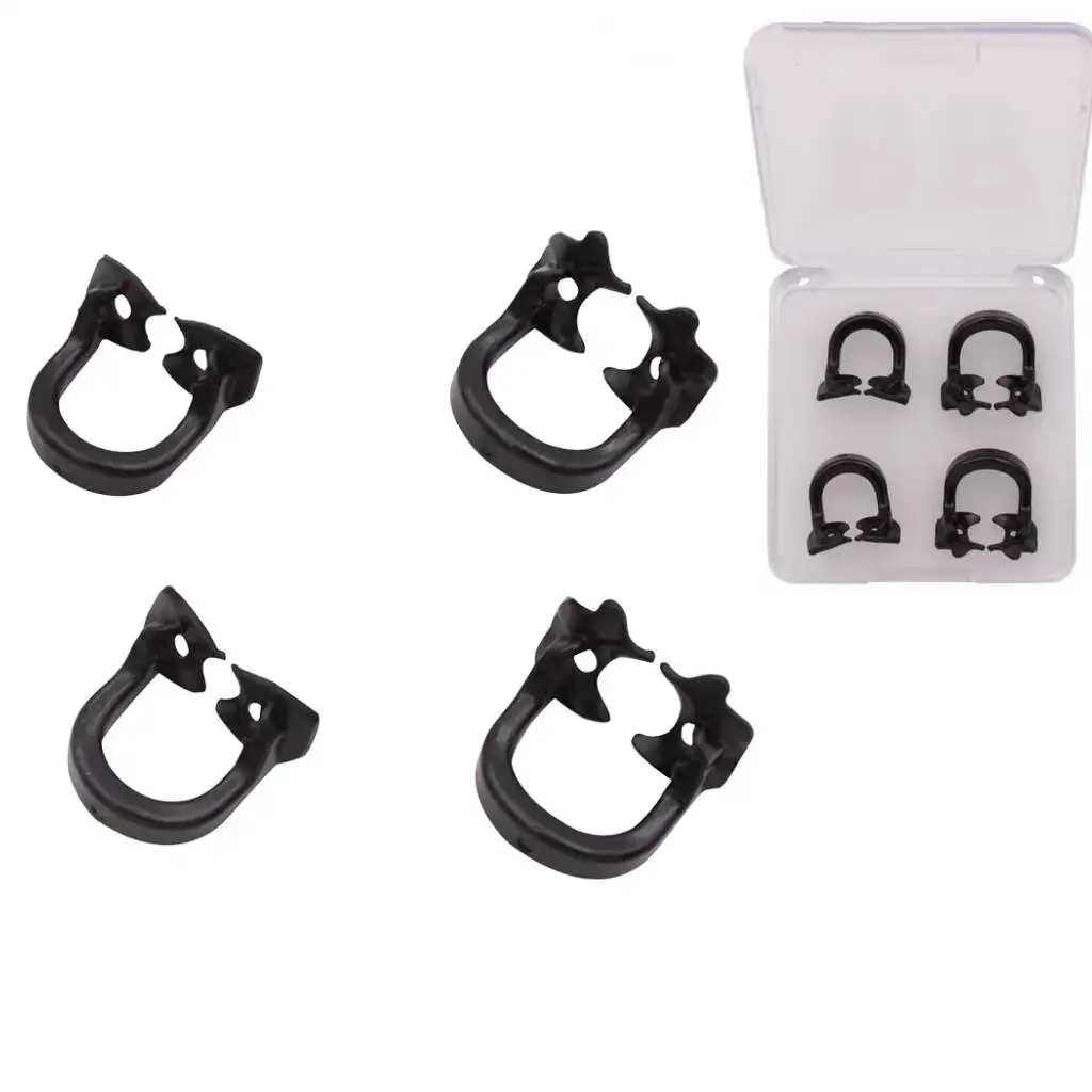 /Box Dental Dam Rubber Clamp Black Molar/Premolar Dam