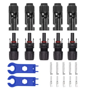 5 Pairs Solar Connectors Male/Female IP67 Waterproof Solar