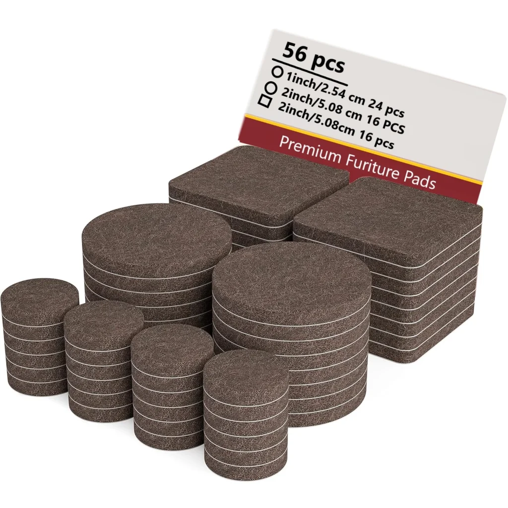 Self-Adhesive Felt Furniture Pads – Scratch-Resistant Floor Protective