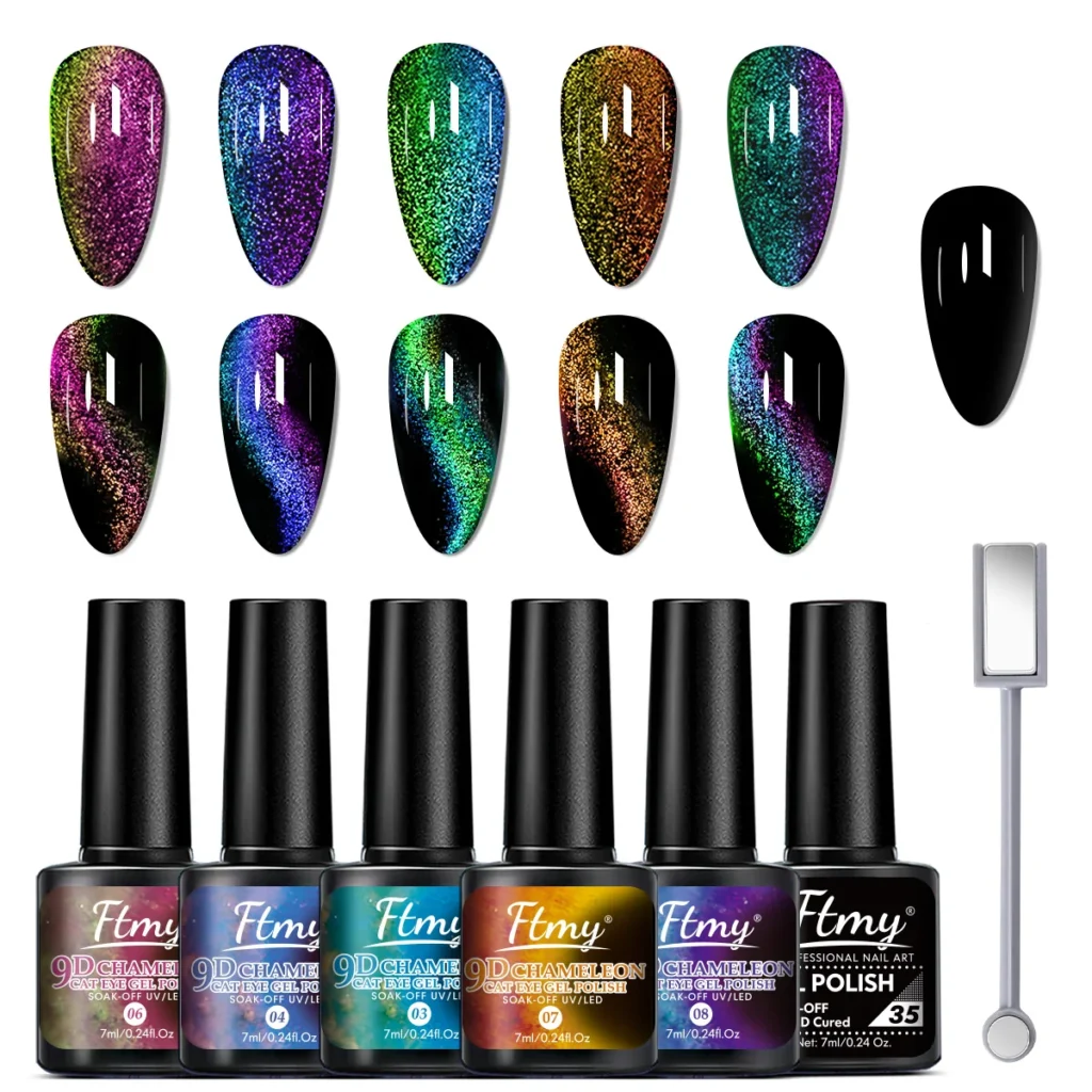 6 Colors Starry Sky Effect Magnetic Gel Polish