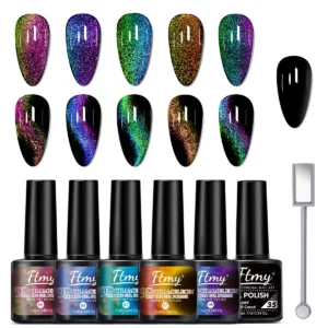 6 Colors Starry Sky Effect Magnetic Gel Polish
