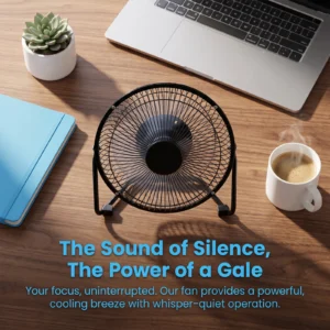 9 inch High Velocity Floor Fan 3-Speed USB