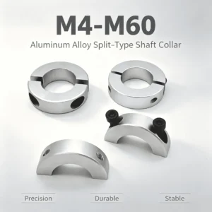 Aluminum Alloy Split‑Type Retaining Ring Shaft Collar Double‑Screw