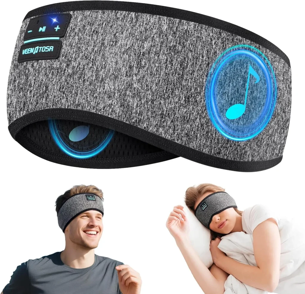 Bluetooth Earphones Sports Side Sleeping Headband Elastic Wireless