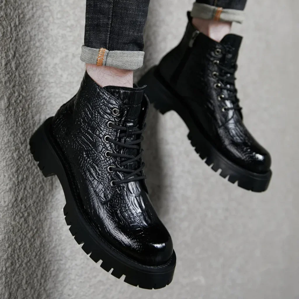 British style men’s casual party prom ankle boots
