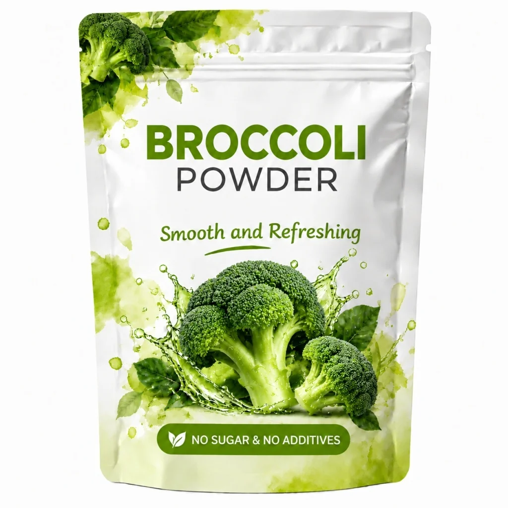 Broccoli Powder, Vegetable Powder, Fine Texture, Easy Mixing,