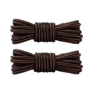 Durable Round Shoelaces Striped Heavy Duty Boots Laces
