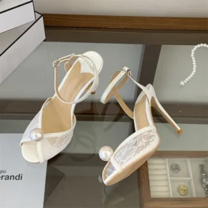 Eilyken Fashion CRYSTAl Breathable Mesh Peep Toe Women