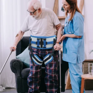 Elderly Rehabilitation Assist Waist Belt Transfer Sling Walking