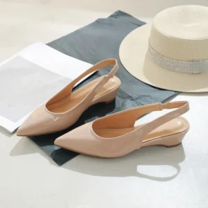 Fashion pointed-toe back sandals, elegant summer head-to-toe high
