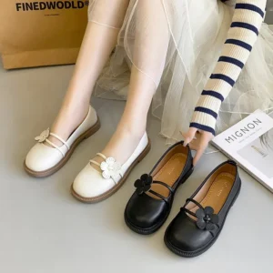 Japanese Vintage Lolita Platform Mary Jane Heels Women
