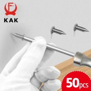 KAK Double-Headed Skirting Thread Seamless Nail Invisible Screws