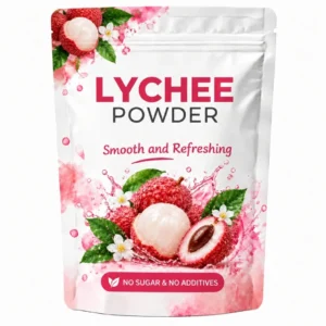 Lychee Powder, Tropical Fruit Powder, Delicate Texture, Finely