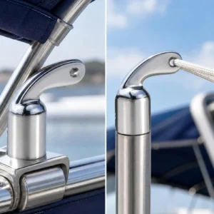 Marine Canopy Sliding Cap Fitting 316 Stainless Steel