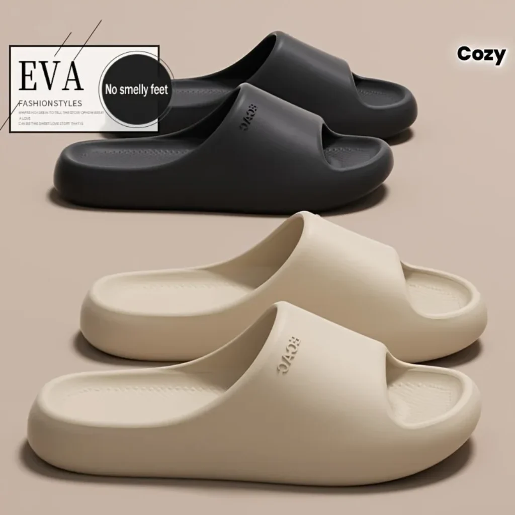 Men Women Summer Slippers EVA Soft Sole Thick