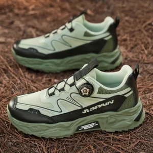 Men’s casual sports shoes four season rotating shoelaces