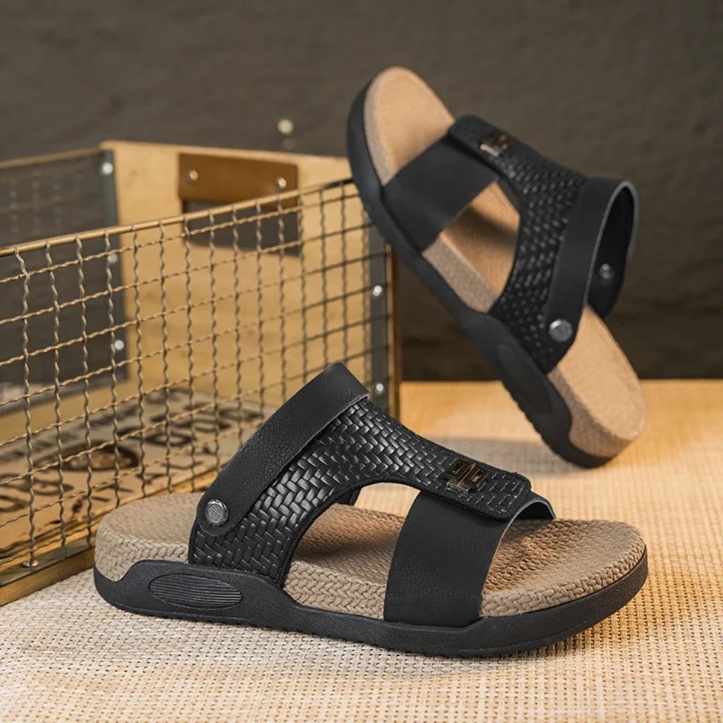 Men’s Soft-Sole Casual Sandals Summer Anti-Slip Breathable Light