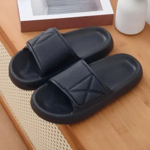 Men’s Thick-Soled Slip-On Slippers, Women’s Summer Outer Wear