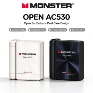 Monster AC530 Earphones Open Ear Wireless Headsets Bluetooth