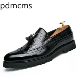 Men’s Shoes Fashion Comfort Business Leather Shoes High