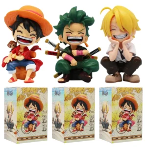 One Piece Handheld Luffy Solon Sitting Q-Version Trendy