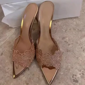 Pointed Banquet High Heels Women 2024 Spring Arrival