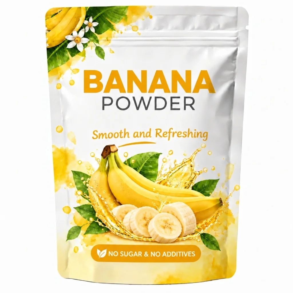 Pure Banana Powder, 6.35oz, Artificial Colors Sugar, Imparts