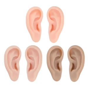 Silicone Human Ear Model 1 Pair Silicone Ear