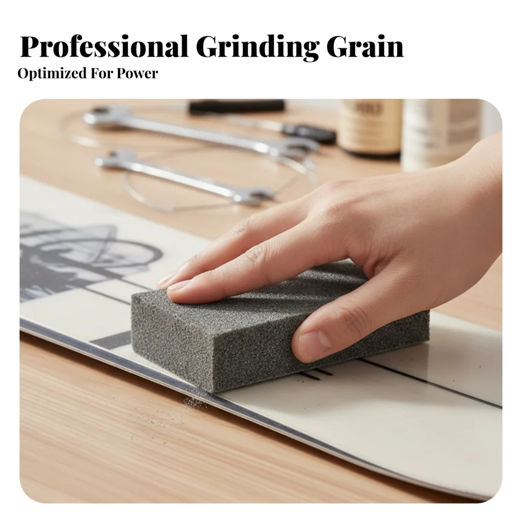 Snowboard Edge Eraser Abrasive Snowboard Edge Grinding Stone