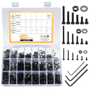 Socket Head Cap Screw Nut Assortment Box Alloy
